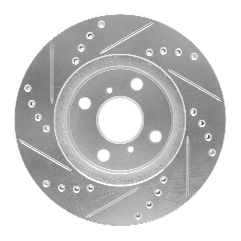 R1 Concepts Toyota Prius Front Right Drilled & Slotted Silver Brake Rotor (Part rncEDZ - 76074R) | rncEDZ - 76074R - JDMuscleSPK987566