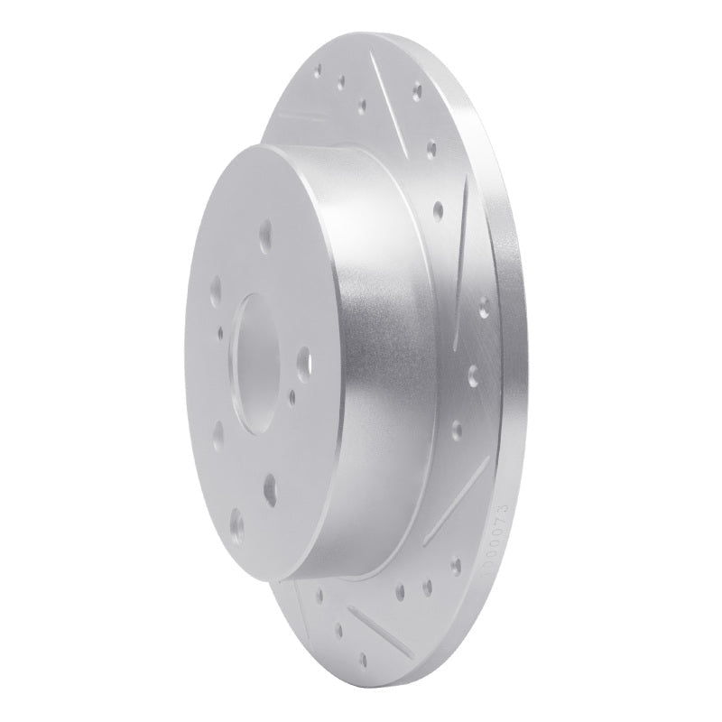 R1 Concepts Toyota Prius V Rear Right Drilled & Slotted Brake Rotor - Silver | rncEDZ - 76089R - JDMuscleSPK987580