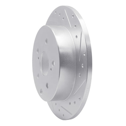 R1 Concepts Toyota Prius V Rear Right Drilled & Slotted Brake Rotor - Silver | rncEDZ - 76089R - JDMuscleSPK987580