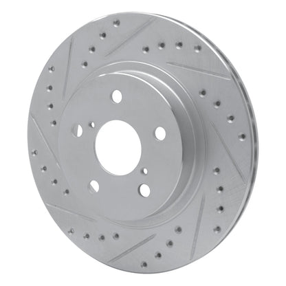 R1 Concepts Toyota RAV4 Front Left Drilled & Slotted Silver Brake Rotor - Part rncEDZ - 76122L | rncEDZ - 76122L - JDMuscleSPK987637
