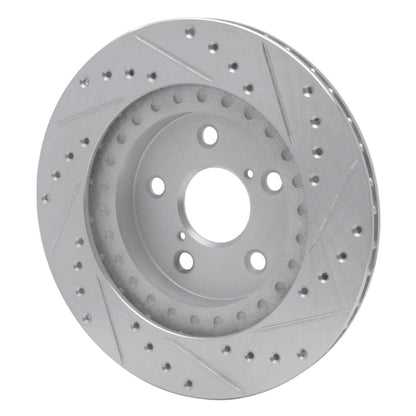 R1 Concepts Toyota RAV4 Front Left Drilled & Slotted Silver Brake Rotor - Part rncEDZ - 76122L | rncEDZ - 76122L - JDMuscleSPK987637