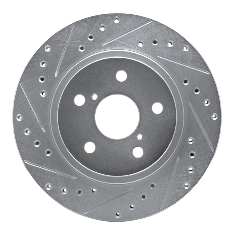R1 Concepts Toyota RAV4 Front Left Drilled & Slotted Silver Brake Rotor - Part rncEDZ - 76122L | rncEDZ - 76122L - JDMuscleSPK987637