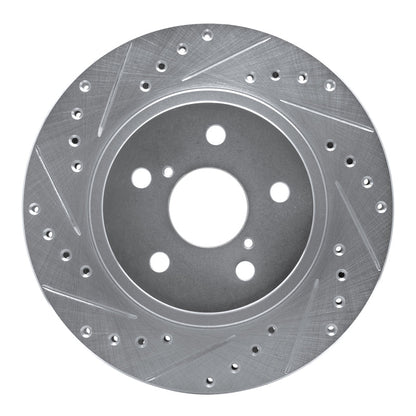 R1 Concepts Toyota RAV4 Front Left Drilled & Slotted Silver Brake Rotor - Part rncEDZ - 76122L | rncEDZ - 76122L - JDMuscleSPK987637