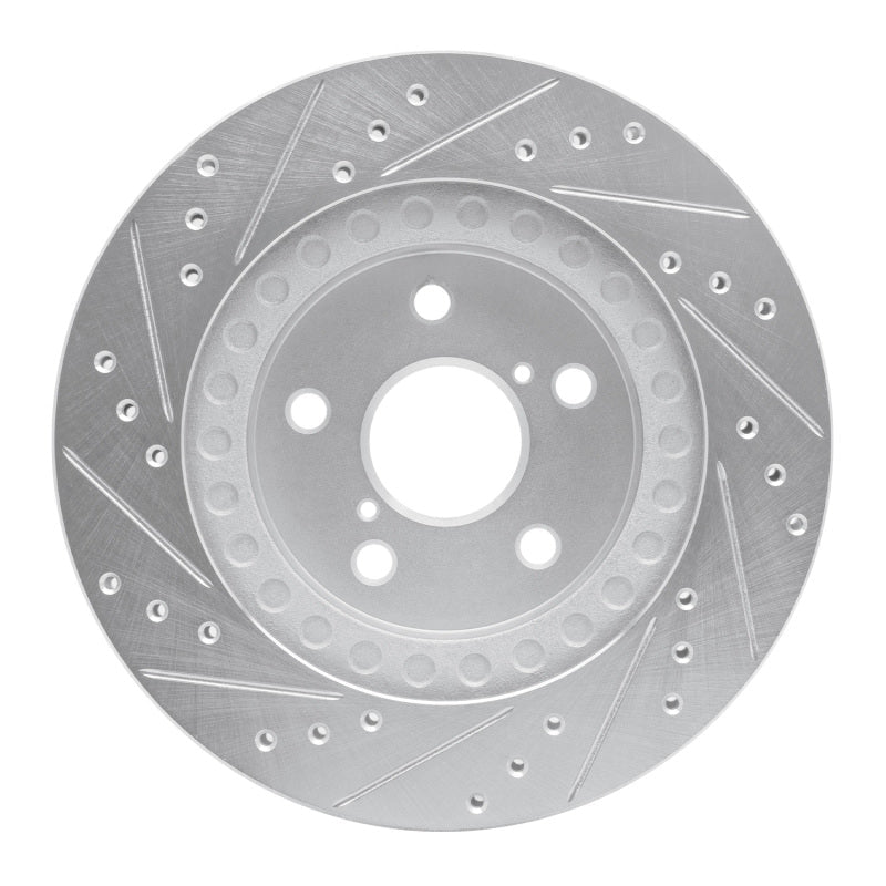 R1 Concepts Toyota RAV4 Front Right Drilled & Slotted Silver Brake Rotor (Part rncEDZ - 76122R) | rncEDZ - 76122R - JDMuscleSPK987638