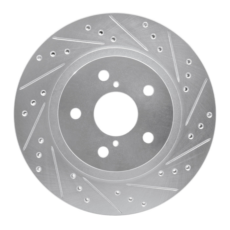 R1 Concepts Toyota RAV4 Front Right Drilled & Slotted Silver Brake Rotor (Part rncEDZ - 76122R) | rncEDZ - 76122R - JDMuscleSPK987638