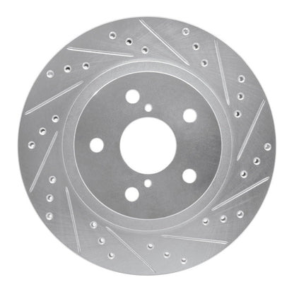 R1 Concepts Toyota RAV4 Front Right Drilled & Slotted Silver Brake Rotor (Part rncEDZ - 76122R) | rncEDZ - 76122R - JDMuscleSPK987638