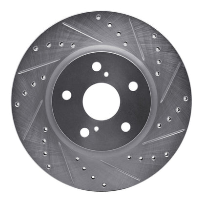 R1 Concepts Toyota Supra 86 - 92 Front Right Drilled & Slotted Silver Brake Rotor - Part rncEDZ - 76028R | rncEDZ - 76028R - JDMuscleSPK987500