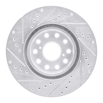 R1 Concepts Toyota Supra Front Right Drilled & Slotted Silver Brake Rotor - Part RNCEDZ - 76061R | rncEDZ - 76061R - JDMuscleSPK987548