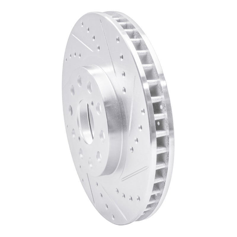 R1 Concepts Toyota Supra Front Right Drilled & Slotted Silver Brake Rotor - Part RNCEDZ - 76061R | rncEDZ - 76061R - JDMuscleSPK987548