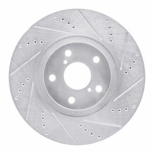 R1 Concepts Toyota Supra Left Front Drilled & Slotted Silver Brake Rotor (Part Number: rncEDZ - 76062D) | rncEDZ - 76062D - JDMuscleSPK987549
