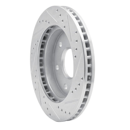 R1 Concepts Toyota T100 1993 - 1998 Front Left Drilled and Slotted Brake Rotor - Silver Finish | rncEDZ - 76119L - JDMuscleSPK987635
