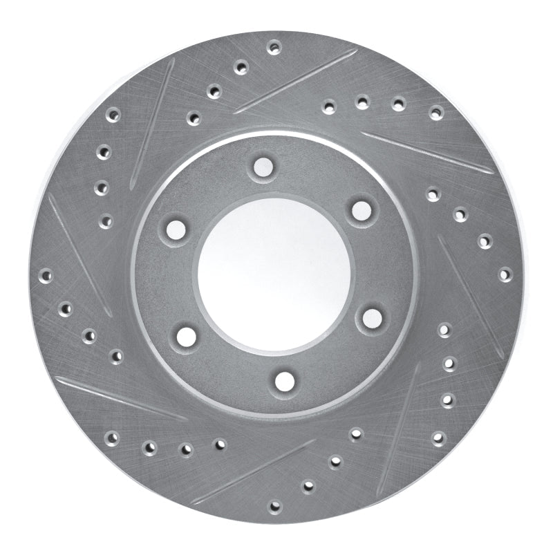 R1 Concepts Toyota T100 1993 - 1998 Front Left Drilled & Slotted Silver Brake Rotor | rncEDZ - 76118L - JDMuscleSPK987633