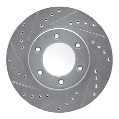 R1 Concepts Toyota T100 1993 - 1998 Front Left Drilled & Slotted Silver Brake Rotor | rncEDZ - 76118L - JDMuscleSPK987633