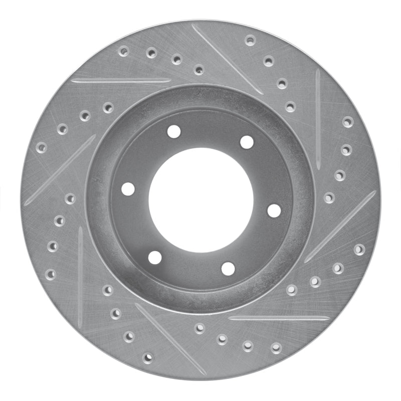 R1 Concepts Toyota T100 1993 - 1998 Front Left Drilled & Slotted Silver Brake Rotor | rncEDZ - 76118L - JDMuscleSPK987633