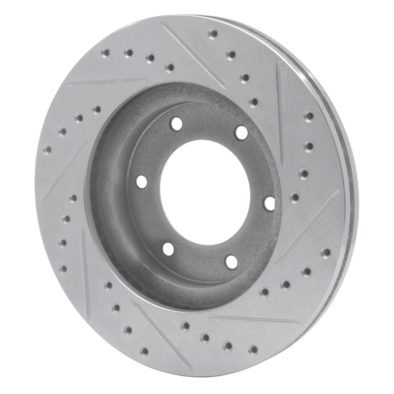 R1 Concepts Toyota T100 1993 - 1998 Front Left Drilled & Slotted Silver Brake Rotor | rncEDZ - 76118L - JDMuscleSPK987633