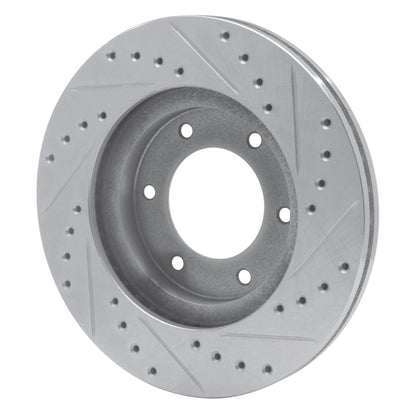 R1 Concepts Toyota T100 1993 - 1998 Front Left Drilled & Slotted Silver Brake Rotor | rncEDZ - 76118L - JDMuscleSPK987633