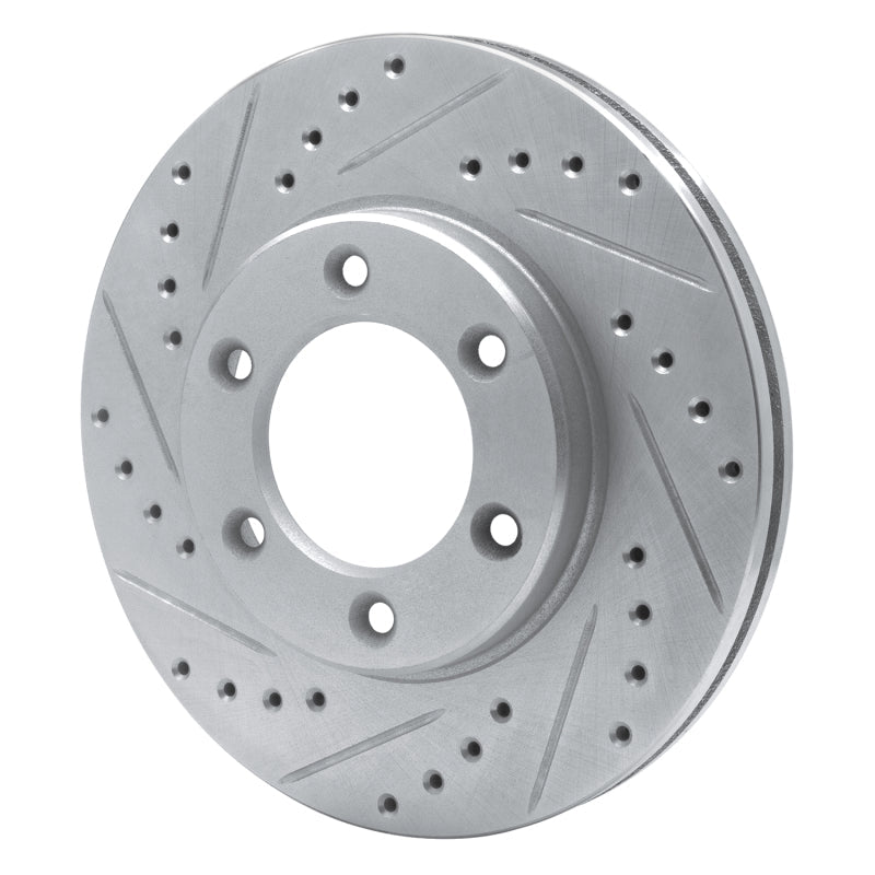 R1 Concepts Toyota T100 1993 - 1998 Front Left Drilled & Slotted Silver Brake Rotor | rncEDZ - 76118L - JDMuscleSPK987633