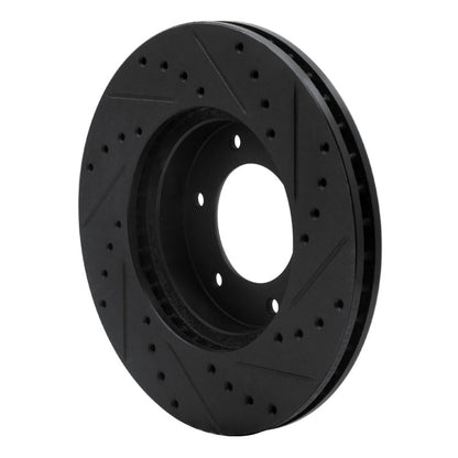 R1 Concepts Toyota T100 Front Left Drilled & Slotted Brake Rotor (1993 - 1998) | rncECB - 76119L - JDMuscleSPK983729