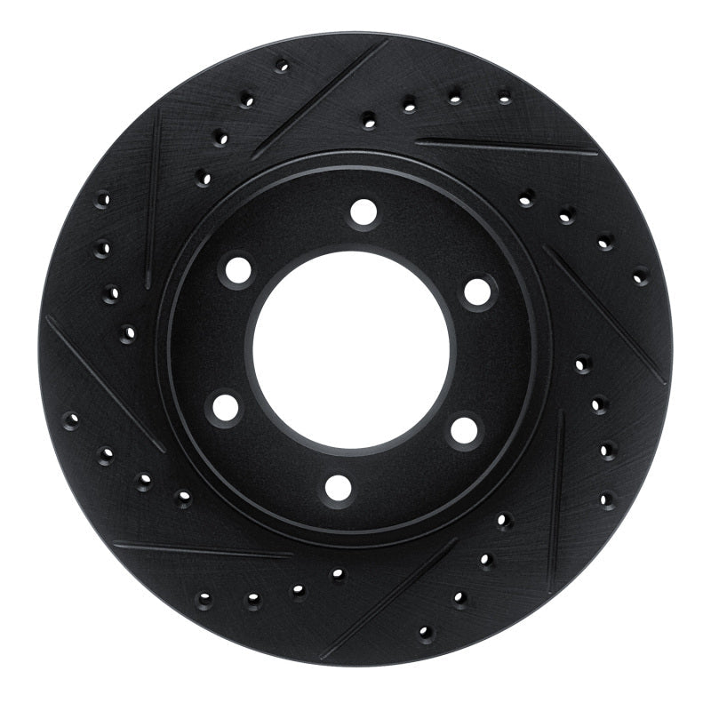 R1 Concepts Toyota T100 Front Left Drilled & Slotted Brake Rotor (Part Number: RNC - ECB - 76118L) | rncECB - 76118L - JDMuscleSPK983727