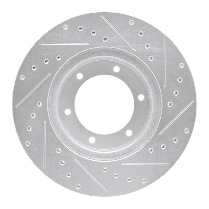 R1 Concepts Toyota T100 Front Left Drilled & Slotted Silver Brake Rotor (Part Number: RNCEDZ - 76115L) | rncEDZ - 76115L - JDMuscleSPK987627