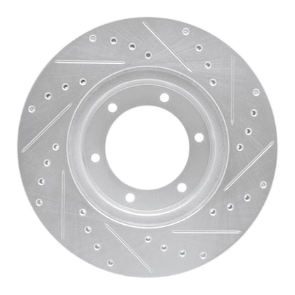 R1 Concepts Toyota T100 Front Left Drilled & Slotted Silver Brake Rotor (Part Number: RNCEDZ - 76115L) | rncEDZ - 76115L - JDMuscleSPK987627