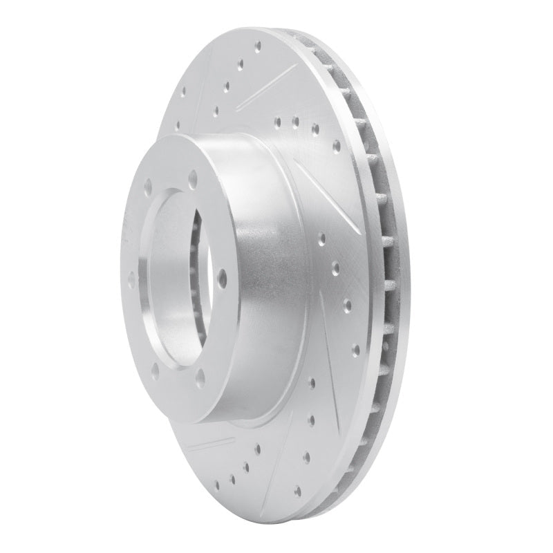 R1 Concepts Toyota T100 Front Left Drilled & Slotted Silver Brake Rotor (Part Number: RNCEDZ - 76115L) | rncEDZ - 76115L - JDMuscleSPK987627