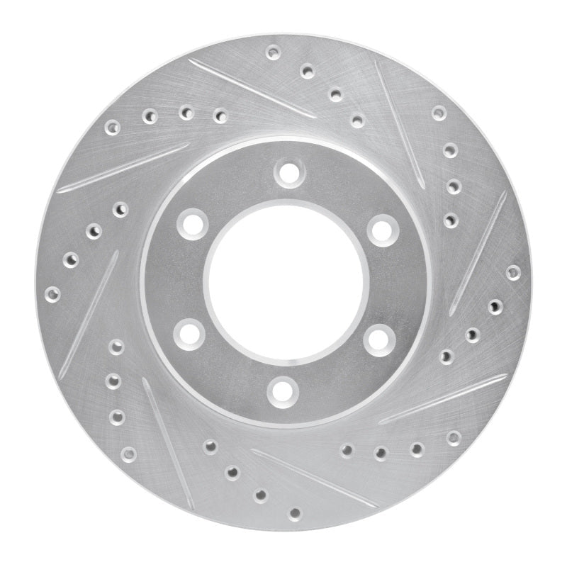 R1 Concepts Toyota T100 Front Right Drilled & Slotted Silver Brake Rotor (Part rncEDZ - 76118R) | rncEDZ - 76118R - JDMuscleSPK987634