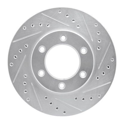 R1 Concepts Toyota T100 Front Right Drilled & Slotted Silver Brake Rotor (Part rncEDZ - 76118R) | rncEDZ - 76118R - JDMuscleSPK987634