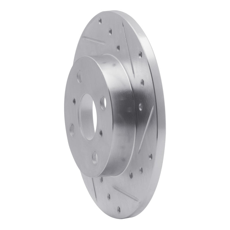 R1 Concepts Toyota Tercel 1983 - 1990 Front Right Drilled & Slotted Silver Brake Rotor | rncEDZ - 76017R - JDMuscleSPK987482