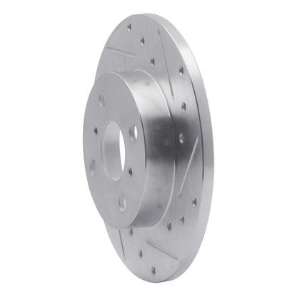 R1 Concepts Toyota Tercel 1983 - 1990 Front Right Drilled & Slotted Silver Brake Rotor | rncEDZ - 76017R - JDMuscleSPK987482