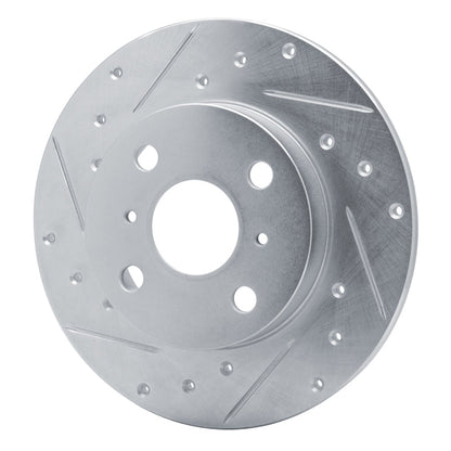 R1 Concepts Toyota Tercel Front Left Drilled & Slotted Brake Rotor (1983 - 1990) | rncEDZ - 76017L - JDMuscleSPK987481
