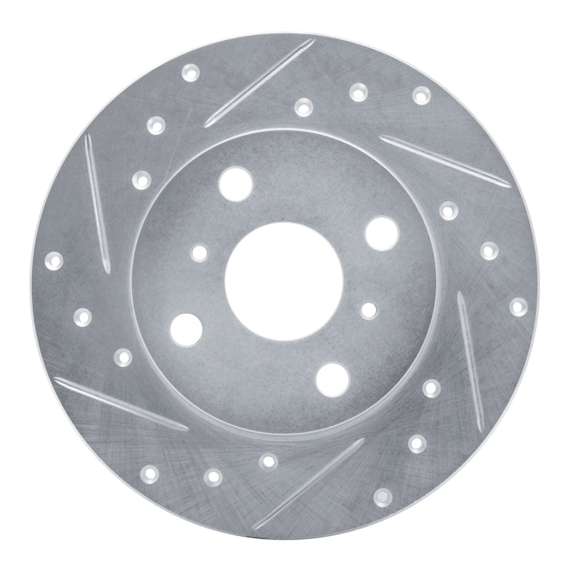 R1 Concepts Toyota Tercel Front Left Drilled & Slotted Brake Rotor (1983 - 1990) | rncEDZ - 76017L - JDMuscleSPK987481