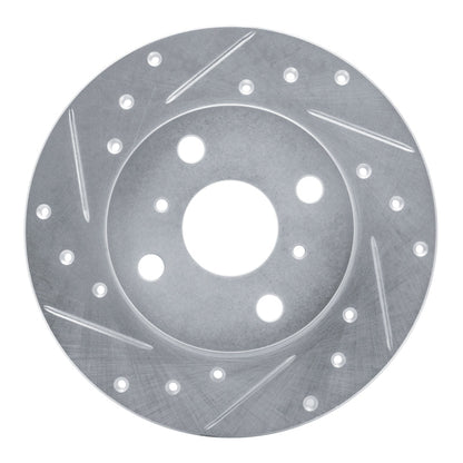 R1 Concepts Toyota Tercel Front Left Drilled & Slotted Brake Rotor (1983 - 1990) | rncEDZ - 76017L - JDMuscleSPK987481