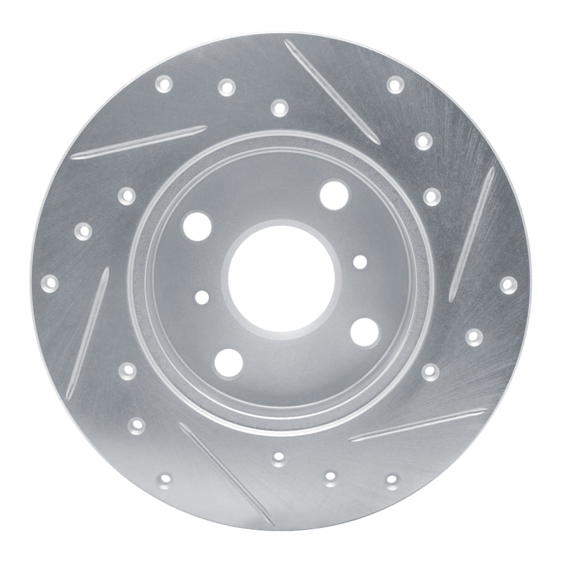 R1 Concepts Toyota Tercel Front Left Drilled & Slotted Brake Rotor (1983 - 1990) | rncEDZ - 76017L - JDMuscleSPK987481