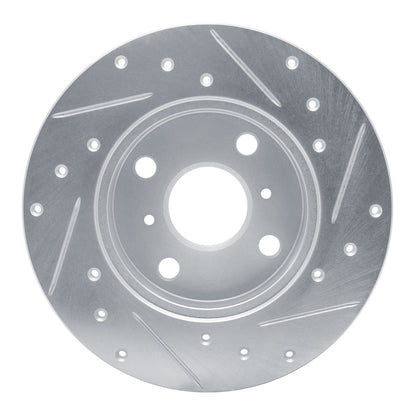 R1 Concepts Toyota Tercel Front Left Drilled & Slotted Brake Rotor (1983 - 1990) | rncEDZ - 76017L - JDMuscleSPK987481