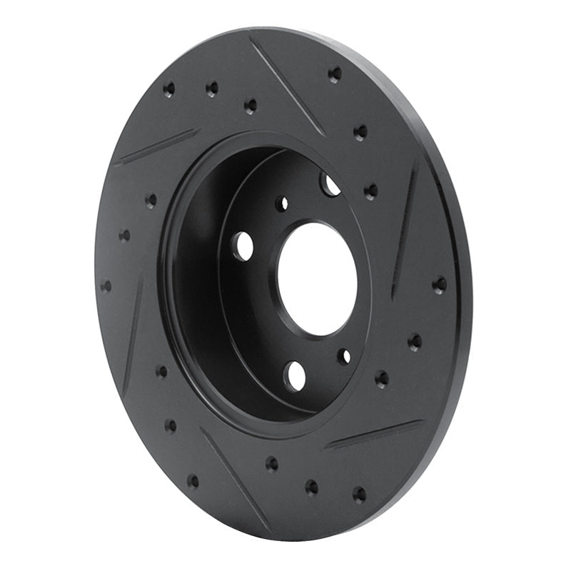 R1 Concepts Toyota Tercel Front Left Drilled & Slotted Brake Rotor (Part Number: RNC - ECB - 76017L) | rncECB - 76017L - JDMuscleSPK983661