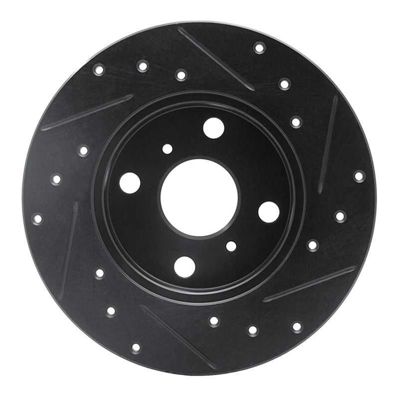 R1 Concepts Toyota Tercel Front Left Drilled & Slotted Brake Rotor (Part Number: RNC - ECB - 76017L) | rncECB - 76017L - JDMuscleSPK983661