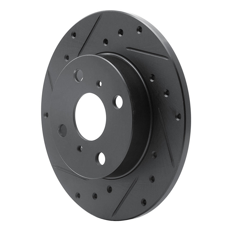 R1 Concepts Toyota Tercel Front Left Drilled & Slotted Brake Rotor (Part Number: RNC - ECB - 76017L) | rncECB - 76017L - JDMuscleSPK983661