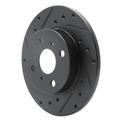 R1 Concepts Toyota Tercel Front Left Drilled & Slotted Brake Rotor (Part Number: RNC - ECB - 76017L) | rncECB - 76017L - JDMuscleSPK983661