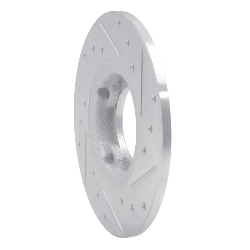 R1 Concepts Toyota Tercel Front Left Drilled & Slotted Silver Brake Rotor (Part Number: rncEDZ - 76003L) | rncEDZ - 76003L - JDMuscleSPK987459