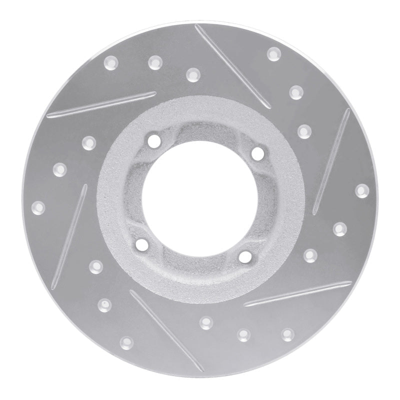 R1 Concepts Toyota Tercel Front Left Drilled & Slotted Silver Brake Rotor (Part Number: rncEDZ - 76003L) | rncEDZ - 76003L - JDMuscleSPK987459