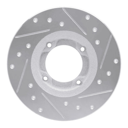 R1 Concepts Toyota Tercel Front Left Drilled & Slotted Silver Brake Rotor (Part Number: rncEDZ - 76003L) | rncEDZ - 76003L - JDMuscleSPK987459