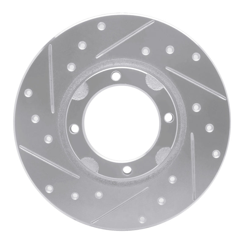 R1 Concepts Toyota Tercel Front Left Drilled & Slotted Silver Brake Rotor (Part Number: rncEDZ - 76003L) | rncEDZ - 76003L - JDMuscleSPK987459