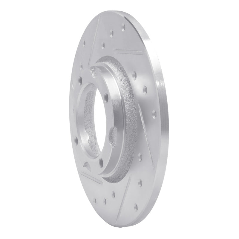 R1 Concepts Toyota Tercel Front Left Drilled & Slotted Silver Brake Rotor (Part Number: rncEDZ - 76003L) | rncEDZ - 76003L - JDMuscleSPK987459