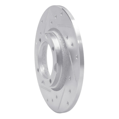 R1 Concepts Toyota Tercel Front Left Drilled & Slotted Silver Brake Rotor (Part Number: rncEDZ - 76003L) | rncEDZ - 76003L - JDMuscleSPK987459