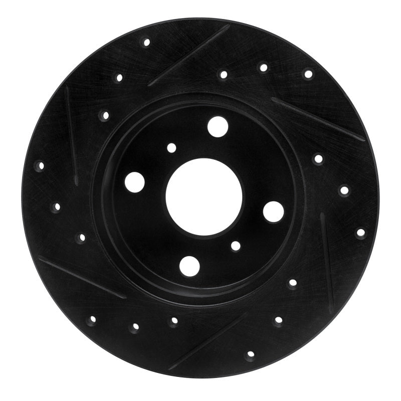 R1 Concepts Toyota Tercel Front Right Drilled & Slotted Brake Rotor (Part Number: rncECB - 76017R) | rncECB - 76017R - JDMuscleSPK983662