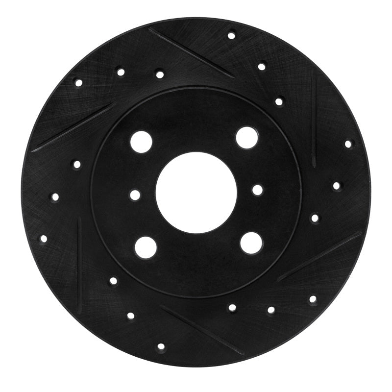 R1 Concepts Toyota Tercel Front Right Drilled & Slotted Brake Rotor (Part Number: rncECB - 76017R) | rncECB - 76017R - JDMuscleSPK983662