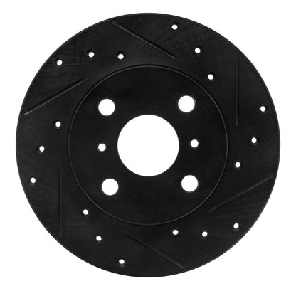 R1 Concepts Toyota Tercel Front Right Drilled & Slotted Brake Rotor (Part Number: rncECB - 76017R) | rncECB - 76017R - JDMuscleSPK983662