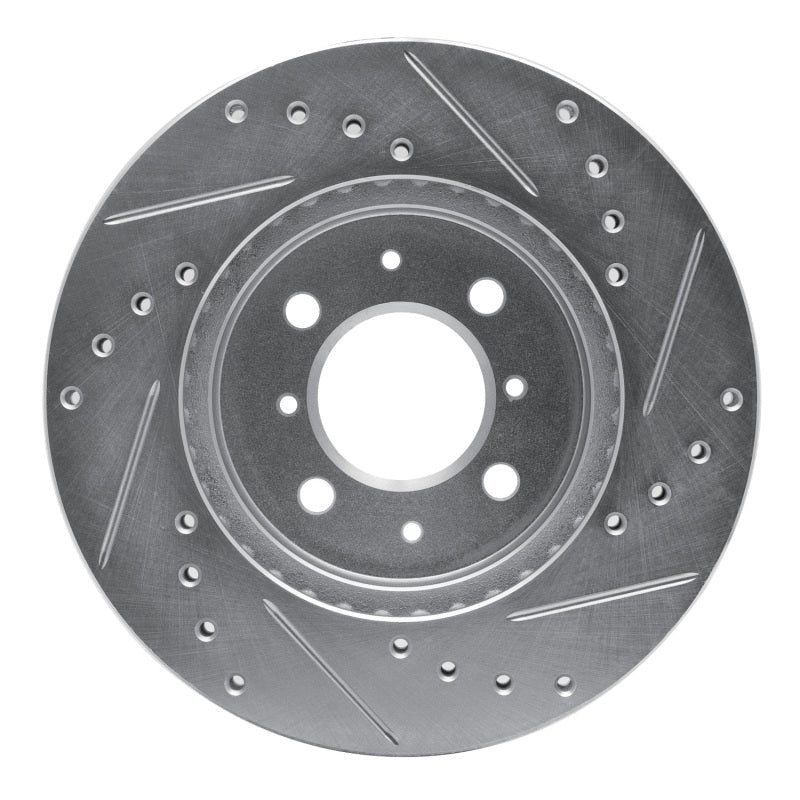 R1 Concepts Toyota Van Front Left Drilled & Slotted Silver Brake Rotor (1984 - 1985) | rncEDZ - 76097L - JDMuscleSPK987593