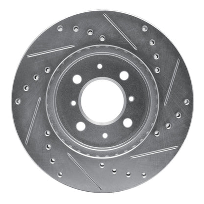R1 Concepts Toyota Van Front Left Drilled & Slotted Silver Brake Rotor (1984 - 1985) | rncEDZ - 76097L - JDMuscleSPK987593